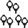 Vjsujehgy 6 Pezzi Clip da Esterno Bastoncini Durevoli Accessorio Resto Nylon Rack Pratico Carpa Magnete Supporto da Pesca Presa Pinza Pod Supporto