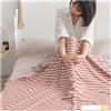 GBHMJU Fodera per sacco a pelo 100% cotone lavorato a maglia Lenzuolo da viaggio per hotel Sacco a compressione per adulti ultraleggero portatile per campeggio viaggio d'affari (marrone-rosa, 180 x 210 cm