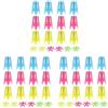 Vjsujehgy Tee da Golf Simulatore, 54 Pezzi Tee da Golf per Interni Tee per Tappetino da Golf Tee da Golf in Plastica Tee da Golf per Pratica, Alte + Corte