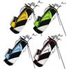 ASYJVWYZ Borsa Da Golf Leggera Con Divisore Superiore A 6 Vie, Borsa Da Golf Portatile Con Doppia Tracolla, Tasche Multiple(Black green)