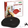Sissel Sitfit Plus Cuscino Palla, Unisex - Adulto, Nero, 37 x 36 x 6.5 cm