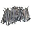 Saaygdfg 40 pezzi 12 G 2,5 mm elettrici per raggi di bicicletta 50-165 mm in acciaio con nippli per riparazione ruote EBike (2,5 x 120 mm)