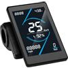 Caswynlife Ebike Display a colori 24V-72V per il protocollo Omd No.2, schermo LCD impermeabile con codice di errore, velocità e livello, connettore a 5 pin per parti di biciclette elettriche
