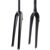 JIASHUNHE Forcella MTB Bici da Strada Gravel 700C Forcella Completamente in Fibra di Carbonio Ciclocross Corsa Freno a Disco Piatto Anteriore Rigida Dritta conica(Straight Matt)