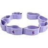 Zenllihome Cinghia elastica digitale multi-ring yoga in nylon per fitness, pilates e danza, correzione postura, viola, 100 cm (rosa)