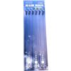 Axorafow Hair Rig in acciaio al carbonio con lenza da 5,4 kg e girevole per pesca alla carpa, ami dritti curvi, misure 6, 8, 10, confezione da 6 (manico curvo)