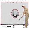 Generico Golf Hitting Nets for Backyard - 10x10ft Barrier Golf Net | Heavy Duty Netting Training Aid, Practice Ball Barrier for Golfers Backyard Driving Chipping Swing