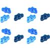 Vjsujehgy 12x Finger Barella Fasce Mano Estensore Ginnico Finger Grip Adduttori Trainer per Avambraccio Esercizio Chitarra Finger e Grips Arrampicata su