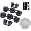 Generic Cuscini Sostitutivi Casco Tattico, Fodera Alveolare EVA Traspirante Accessori Casco FAST ACH MICH