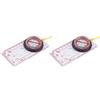Vjsujehgy 2X Piastra di Base Righello Bussola Mappa Scala Magnifier con Cinghia Escursionismo Ocomp7198