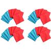 Vjsujehgy 32 Pezzi Mini Bean Bags Set Cornhole Bean Bags Toss Game Bags per Divertimento Sport All'Aperto Gioco di Famiglia Nessun Riempimento