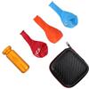 hindraem Accessori per la compensazione dell'orecchio per l'apnea, tra cui mini custodia e palloncini di pratica per aspiranti subacquei che praticano, Blu, 5.9 centimetri