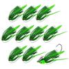Generic Lours da pesca sagome, esche per spinner basso | 10 pezzi Jig Silicone Jig | Attrezzature per pesci flessibili per acqua salata di acqua salata di sopravvivenza all'aperto