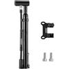 Caswynlife Pompa per bici con supporto,Pompa da pavimento ad alta pressione da 120 Psi con manometro di precisione,Cilindro in lega di alluminio per mountain bike e giochi con la palla,Design a pedale