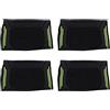 Vjsujehgy 4X Breathable Ginocchiere Sportive da Basket Palloni da Ginnastica Alti Elastici per Pallavolo Supporto per Ginocchiere di Allenamento Rinforzato Proteggi L
