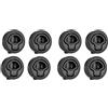 Vjsujehgy 8PZ / Set Hardware di Chiusura Un Scatto per Serratura Un Scrocco Tondo Tondo per Boccaporto per Barche per