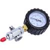 Kaeltsyn Manometro per Immersione Professionale, manometro per Immersione subacqueo per regolatore Intermedio subacqueo