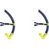 Vjsujehgy 2X Tubo da Snorkel per Allenamento di Nuoto, Tubo di Respirazione Anteriore con Montaggio Centrale, Boccaglio in Silicone, Tubo di Respirazione Stile Libero per Adulti B