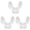 Vjsujehgy 3PC Silicone Scuba Diving Bocchino Regolatore Snorkel Bocca Pezzo Dive Gear On-Tossico Anti-Allergia di Sicurezza nel Silicone