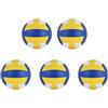 Vjsujehgy 5X Pallavolo Pressa Morbida Pallavolo nel Pelle PU Formazione Pallavolo Adulto Bambini Gioco da Spiaggia Gioco Palline per Sport Indoor Indoor