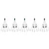 Vjsujehgy 5X Umbrella Rigs per Stripers Fishing, Kit per Esche da Pesca nel Acqua Swimbait Rig, Blu