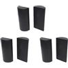 Vjsujehgy Rullo in Schiuma Semicircolare da 3 Paio 30 cm per Yoga Pilates Attrezzature per Il Fitness Blocco per L'Equilibrio Blocchi Yoga