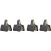 Vjsujehgy 4 Paia di Pastiglie Freno per Bici, Parti di Biciclette Pastiglie Freno Un Disco Semimetalliche nel Resina per B01S M395 M446 M485 M486 M416 Deore M515 M5