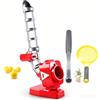 Generic Palle da baseball per macchina lanciapalle con racchetta da tennis, mazza da baseball e 6 palle in EVA, giocattolo lanciapalle automatico da tennis, dispositivo di allenamento sportivo esterno regolab