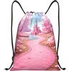 HLBSDM Borsa sportiva da palestra con coulisse e motivo a coccinella rossa, zaino per yoga, taglia media, per adulti, 14x16,9 pollici.