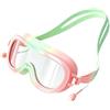 Qapayieg Occhialini da Nuoto per Bambini | Occhiali Piscina Antiappannamento, Ampia Visuale, Tappi per Orecchie | Occhialini da Piscina con Cinturino Regolabile | Bambini 3-14 Anni Acquatico Vacanza