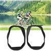 Zenllihome Frange per pedali per bicicletta da strada Wahoo per Speedplay Edge, protezioni addominali per camminare, coppia nera e gialla (giallo)