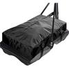 Alanmoship Canestro da basket portatile con cinghie regolabili, tessuto Oxford 210D/420D/600D, può contenere sacchi di sabbia fino a 27,2 kg, nero, per sport all'aria aperta e giochi in giardino (210D