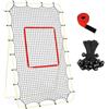 Vjsujehgy Rete di Rimbalzo per Pallavolo, Resistente, Attrezzatura per Allenamento, per All'Aperto, Spiaggia, Palestra Domestica, Scuola e