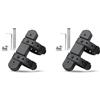 Vjsujehgy 2X Portaborraccia per Bicicletta Convertitore per Bottiglia Cinghia per Scooter Fori Supporto per Corpo Clip di Fissaggio Accessori per Ciclismo