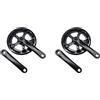 Vjsujehgy 2X 42T Foling Bike Guarnitura Bici da Strada 152MM Set Guarnitura Piastra con Denti Cavi Pignone Bici Accessori Bici Parti Bici