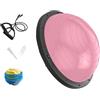 Sharplace Balance Ball Mezzo Sfera Allenamento Equilibrio Fisico Palla Fitness Pilates Supporto Piede Accessorio in PVC Antiscivolo per Corpo Intero Adatta per, 46 Cm