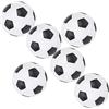 VELATEMOR Mini Palloni Sostitutivi per Biliardino, Palloni da Calcio Classici in Bianco e per Calcio Balilla, Divertenti Accessori da Scrivania, 32 Mm, 4 o 6 Pezzi (6PCS)