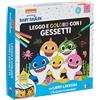 LS Editrice Leggo e coloro con i gessetti. Baby Shark. Ediz. a colori