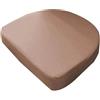Waigg Kii Cuscino da giardino a forma di U, impermeabile, spesso a forma di U, cuscino per sedia, per casa, giardino, ufficio, interni ed esterni (38 x 38 x 5 cm, marrone)