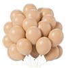 EWODEIEW Palloncini albicocca, 60 palloncini in lattice di albicocca, 10 pollici, colore beige opaco, nude a elio, per feste di compleanno, baby shower, matrimoni, feste
