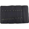 Gokoti Borsa per coltelli in rotolo per contenere fino a 22 coltelli, colore: nero