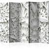 murando - Paravento da Interno Fiori 225x172 XXL 5 Parti - Stampa Bilaterale - Pannelli Fonoassorbenti - Divisoria Separe per Ufficio Paraventi Decorazioni Moderno Soggiorno - Foglie f-B-0058-z-c