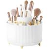 Maxentico Organizer Trucchi, Make Up Portatrucchi Organizzatore Rotante a 360°, Grande Skincare Porta Trucchi Pennelli da Trucco Contenitori, Bagno Makeup Contenitore Girevole Cosmetici