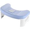 Eivdru Sgabello per WC pieghevole per il bagno, squatty Potty, deambulatore antiscivolo per il bagno, sgabello da bagno, comodo sgabello antistitichezza per bambini adulti