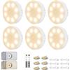 Electight Illuminazione per armadio con telecomando, [3 colori] Luce notturna senza fili con sensore di movimento, luce di movimento con batteria, dimmerabile, luce per armadio con timer, per corridoio, cucina,