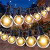GHUSTAR Catena Luminosa Esterno - 45m 58+2 G40 LED Lampadine Luci da Esterno Giardino IP44 Impermeabile Infrangibile Catene Luminose Esterni Decorative per Terrazzo Partito Balcone (45m 58+2)