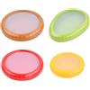Culinavog 4 Pezzi Contenitori per Frutta e Verdura, Scatola Silicone per Conservazione Alimenti, Riutilizzabili per Frigorifero, Adatti per Avocado, Limone, Cipolla, Pomodoro, Design Pratico Antiossidazione