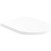 Villeroy & Boch Subway 3.0 sedile per WC, sedile per WC removibile con chiusura ammortizzata, in materiale duroplast resistente, pezzo di ricambio originale, forma a D, bianco, lucido