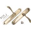 KOTARBAU® Set di maniglie per porta 90 mm Piastra lunga Patina Universal Modern