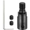 sourcing map Albero motore pergolato da 6 mm a M10 in acciaio 1045, con viti e chiave per mini seghe fai da te e mole, mandrino, motori asta connettore